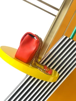 Alternative view of SAINT LAURENT Shoulder Bags Lamb Leather (Orange-Gold) 24X14X7CM F00202608080455