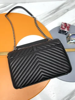 Alternative view of SAINT LAURENT Shoulder Bags Leather (Black) 32X21X8CM E80202608082343