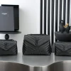SAINT LAURENT Shoulder Bags Leather (Black) 32X22X10CM E50202608080864