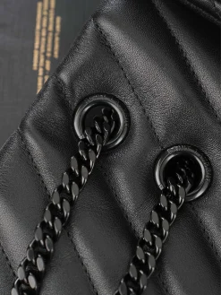 Alternative view of SAINT LAURENT Shoulder Bags Leather (Black) 32X22X10CM E50202608080864