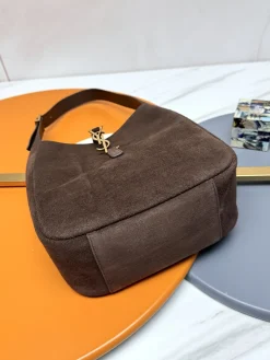 Alternative view of SAINT LAURENT Shoulder Bags Leather (Brown-Gold) 23X22X8CM E10202608082349