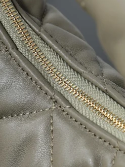 Alternative view of SAINT LAURENT Shoulder Bags Nappa Lambskin (Gray-Gold) 17_30CMX18X4CM D80202608080773
