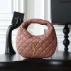 SAINT LAURENT Shoulder Bags Nappa Leather (Brown-Gold) 17X30X18X4CM D80202608080774