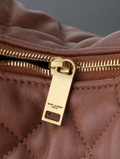 Alternative view of SAINT LAURENT Shoulder Bags Nappa Leather (Brown-Gold) 17X30X18X4CM D80202608080774