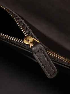 Alternative view of SAINT LAURENT Shoulder Bags Smooth Leather (Brown-Gold) 30X31X13CM F30202608080750