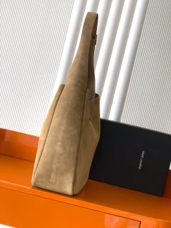 Alternative view of SAINT LAURENT Shoulder Bags Smooth Leather (Brown-Gold) 30X31X13CM F30202608081402