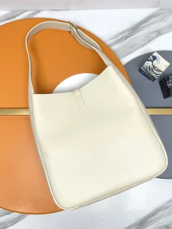 Alternative view of SAINT LAURENT Shoulder Bags Smooth Leather (Cream-Gold) 30X31X13CM E50202608082370