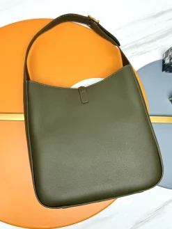 Alternative view of SAINT LAURENT Shoulder Bags Smooth Leather (Green-Gold) 30X31X13CM E50202608082368