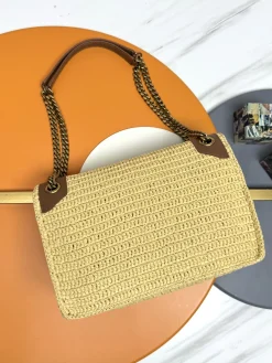 Alternative view of SAINT LAURENT Shoulder Bags Woven (Beige-Gold) 28X8X20CM F00202608082521