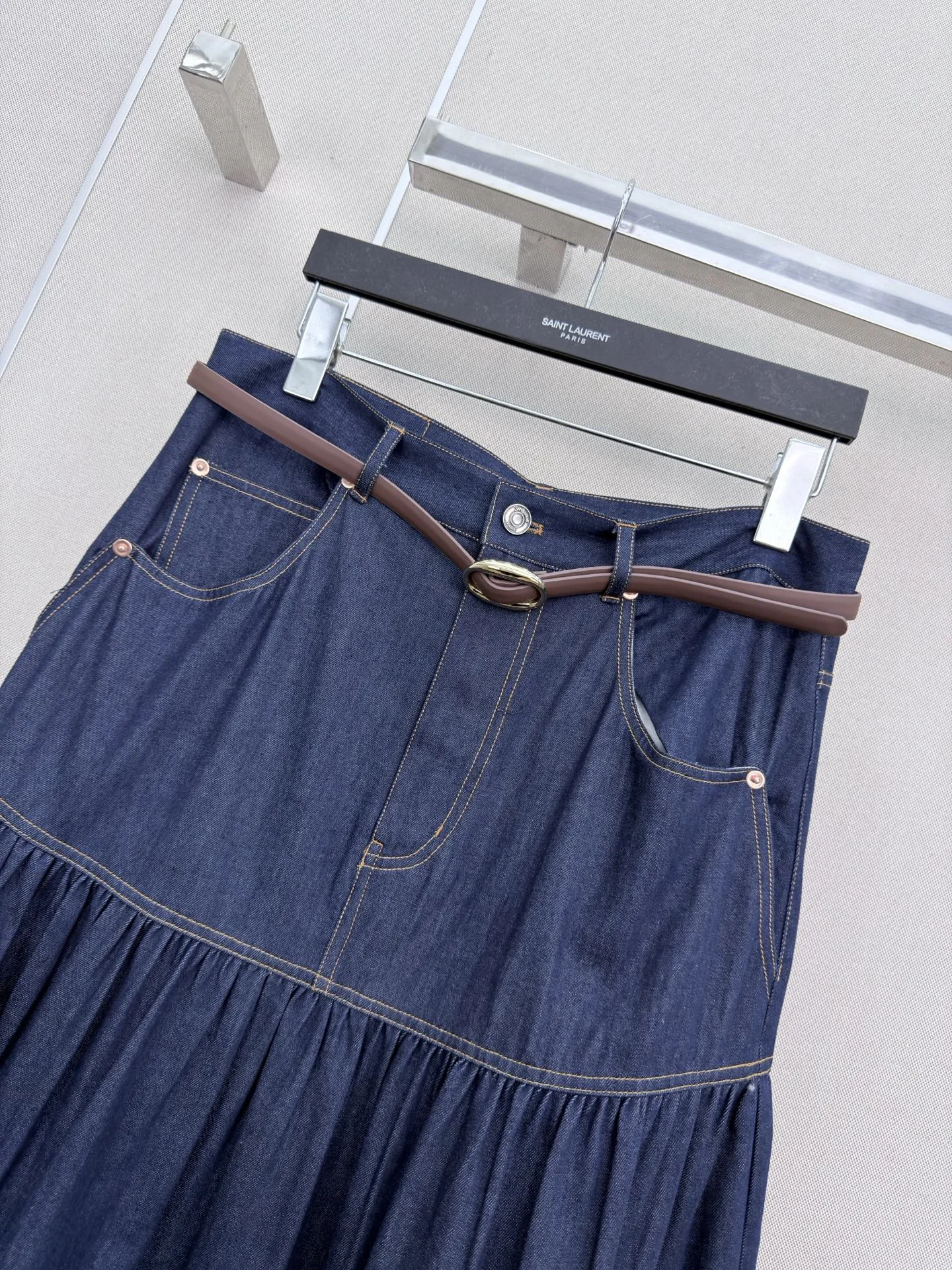 SAINT LAURENT Skirts Denim S-L C00202608041795 - Image 2