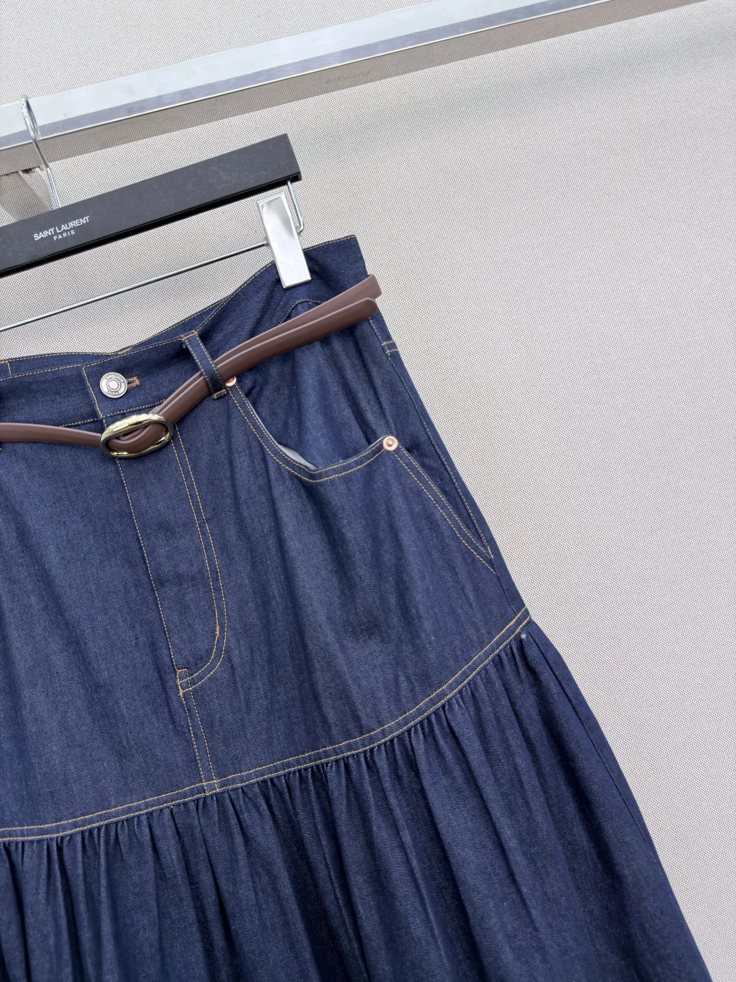 SAINT LAURENT Skirts Denim S-L C00202608041795 - Image 4