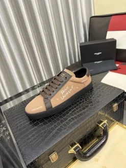 SAINT LAURENT Sneakers Calf Leather & Sheepskin EU38-44 B00202608031994