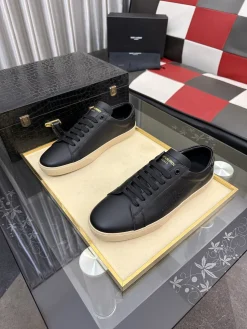 Alternative view of SAINT LAURENT Sneakers Leather & Sheepskin EU38-44 B10202608031990