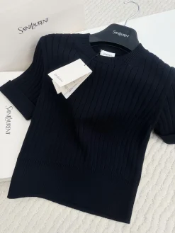 SAINT LAURENT Sweaters Cotton Knit S-M-L B55202608042674