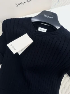 Alternative view of SAINT LAURENT Sweaters Cotton Knit S-M-L B55202608042674