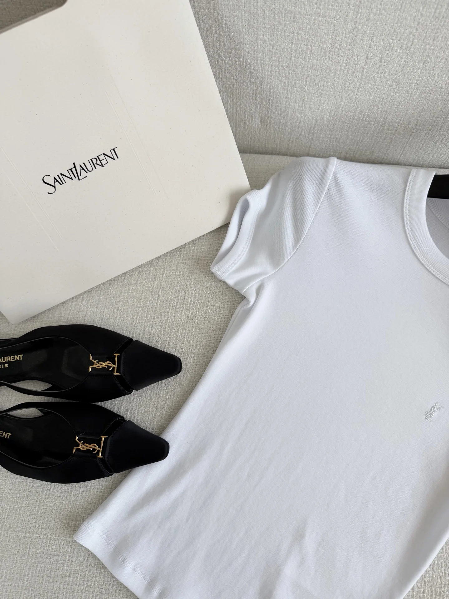 SAINT LAURENT T-shirts Cotton One Size A75202608041177 - Image 4