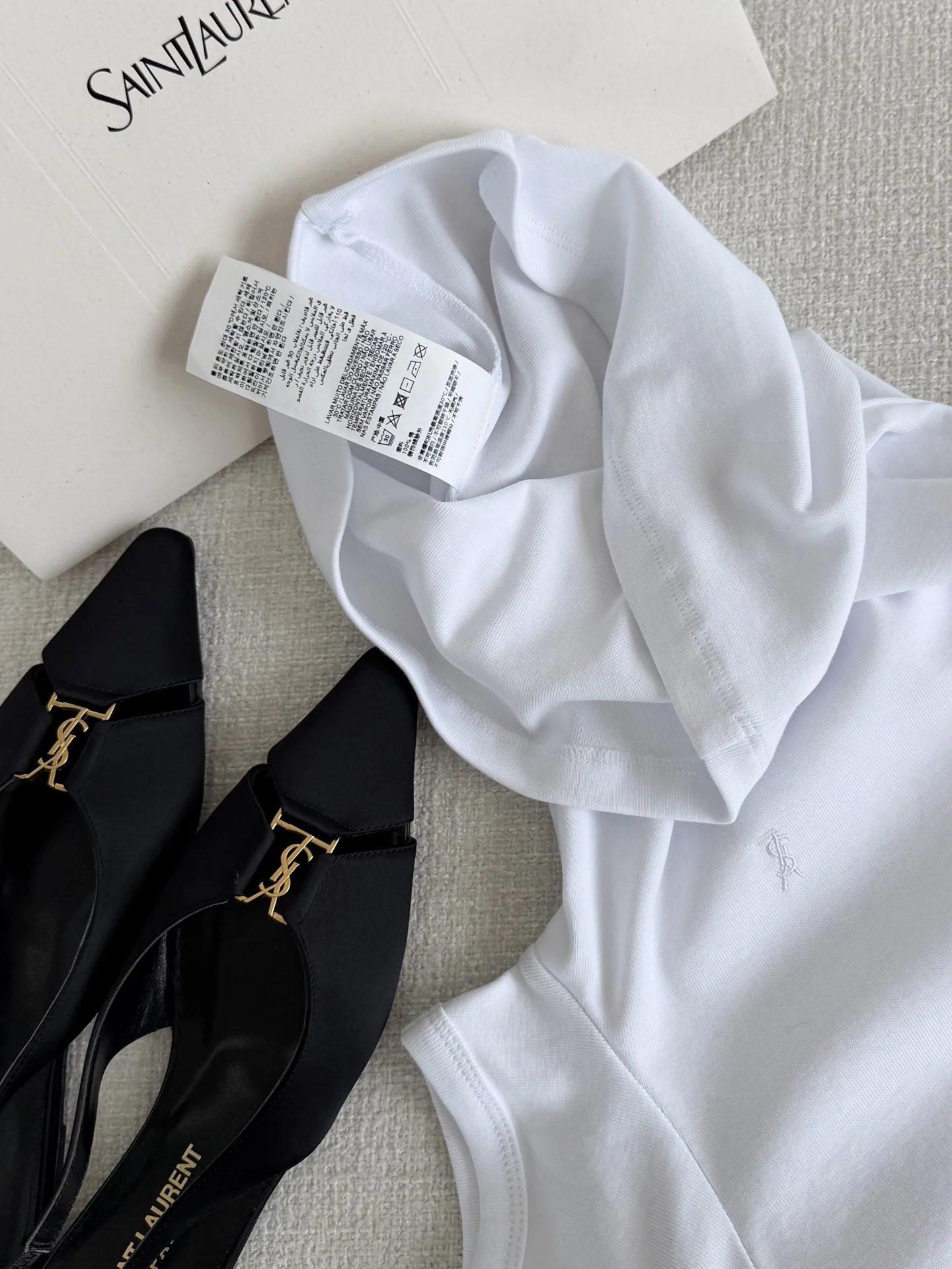 SAINT LAURENT T-shirts Cotton One Size A75202608041177 - Image 7