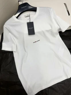SAINT LAURENT T-shirts Cotton S-M-L A95202608041206