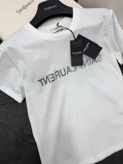 Alternative view of SAINT LAURENT T-shirts Cotton S-M-L A95202608041207