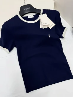 SAINT LAURENT T-shirts Knit Fabric S-M-L A95202608041209