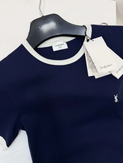 Alternative view of SAINT LAURENT T-shirts Knit Fabric S-M-L A95202608041209