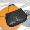 SAINT LAURENT Totes Bags Lamb Leather (Black-Gold) 43X29X9CM G50202608082412
