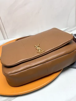 Alternative view of SAINT LAURENT Totes Bags Lamb Leather (Brown-Gold) 43X29X9CM G50202608082409