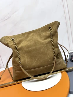 Alternative view of SAINT LAURENT Totes Bags Lambskin (Brown-Gold) 34X27X3CM F30202608082228