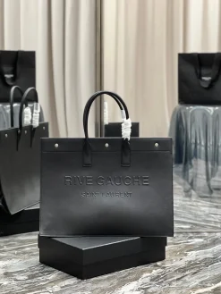 SAINT LAURENT Totes Bags Leather (Black) 48X36X16CM G50202608082117