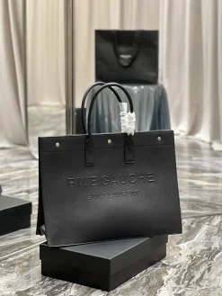 Alternative view of SAINT LAURENT Totes Bags Leather (Black) 48X36X16CM G50202608082117
