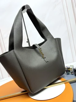 Alternative view of SAINT LAURENT Totes Bags Leather (Brown-Gold) 50X28X18CM F00202608082042