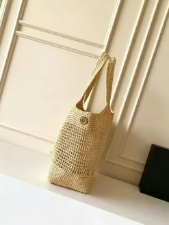 Alternative view of SAINT LAURENT Totes Bags Nappa Lambskin (Beige-Gold) 31X28X15CM E50202608080295