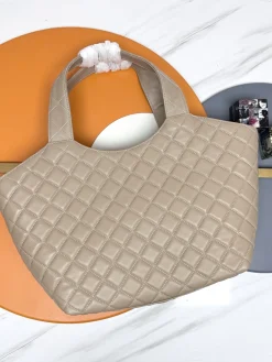 Alternative view of SAINT LAURENT Totes Bags Nappa Lambskin (Beige-Gold) 31X28X15CM F50202608082152