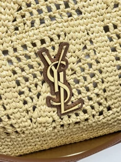 Alternative view of SAINT LAURENT Totes Bags Raffia (Beige-Brown) 27X29X11CM H00202608082463