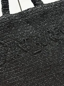 Alternative view of SAINT LAURENT Totes Bags Raffia (Black) 41X43X17CM E70202608082583