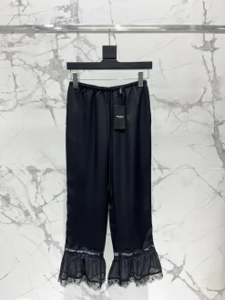 SAINT LAURENT Trousers Acetate S-M-L C00202608041826