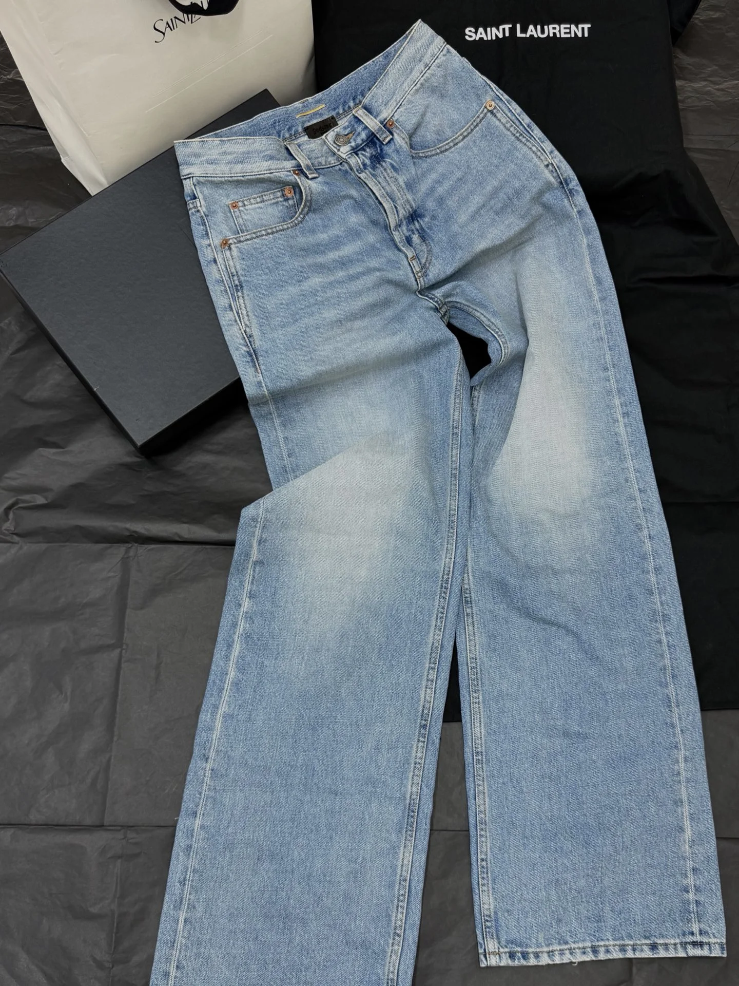 SAINT LAURENT Trousers Denim S-L C85202608041193