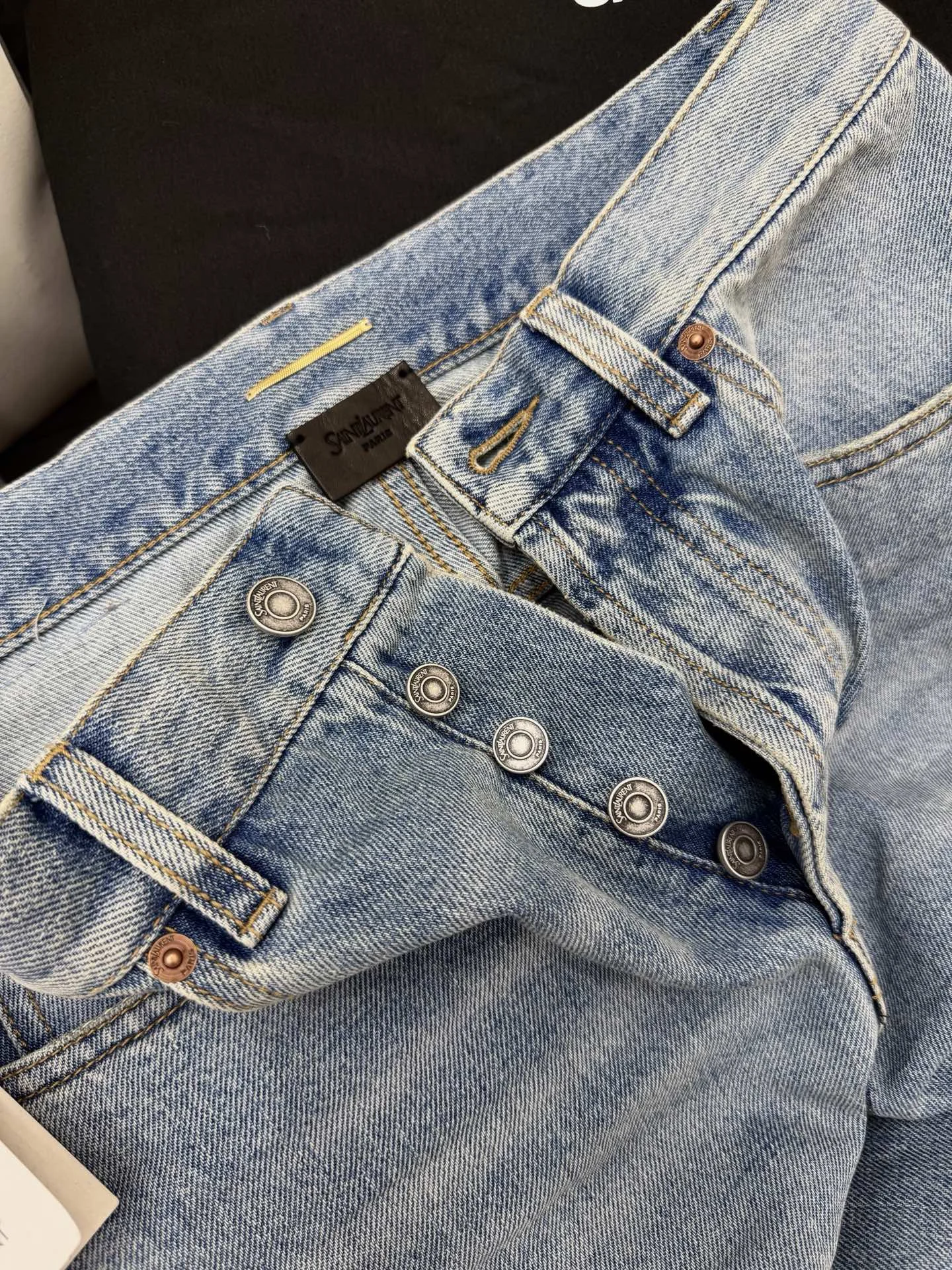 SAINT LAURENT Trousers Denim S-L C85202608041193 - Image 4