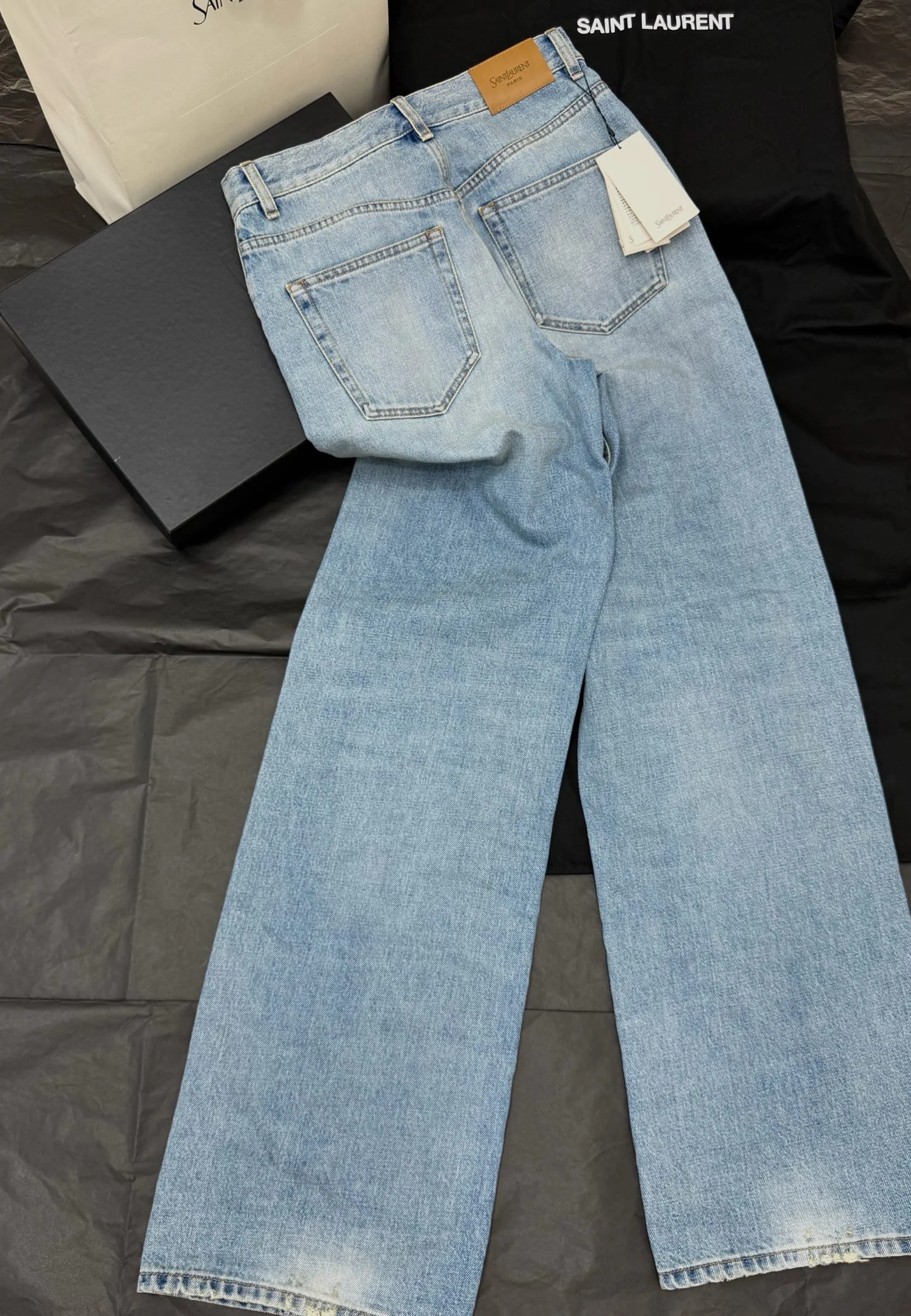 SAINT LAURENT Trousers Denim S-L C85202608041193 - Image 9