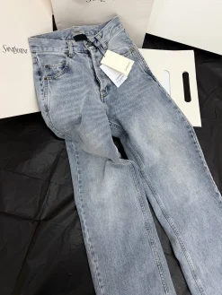 SAINT LAURENT Trousers Denim S-M-L C30202608041219
