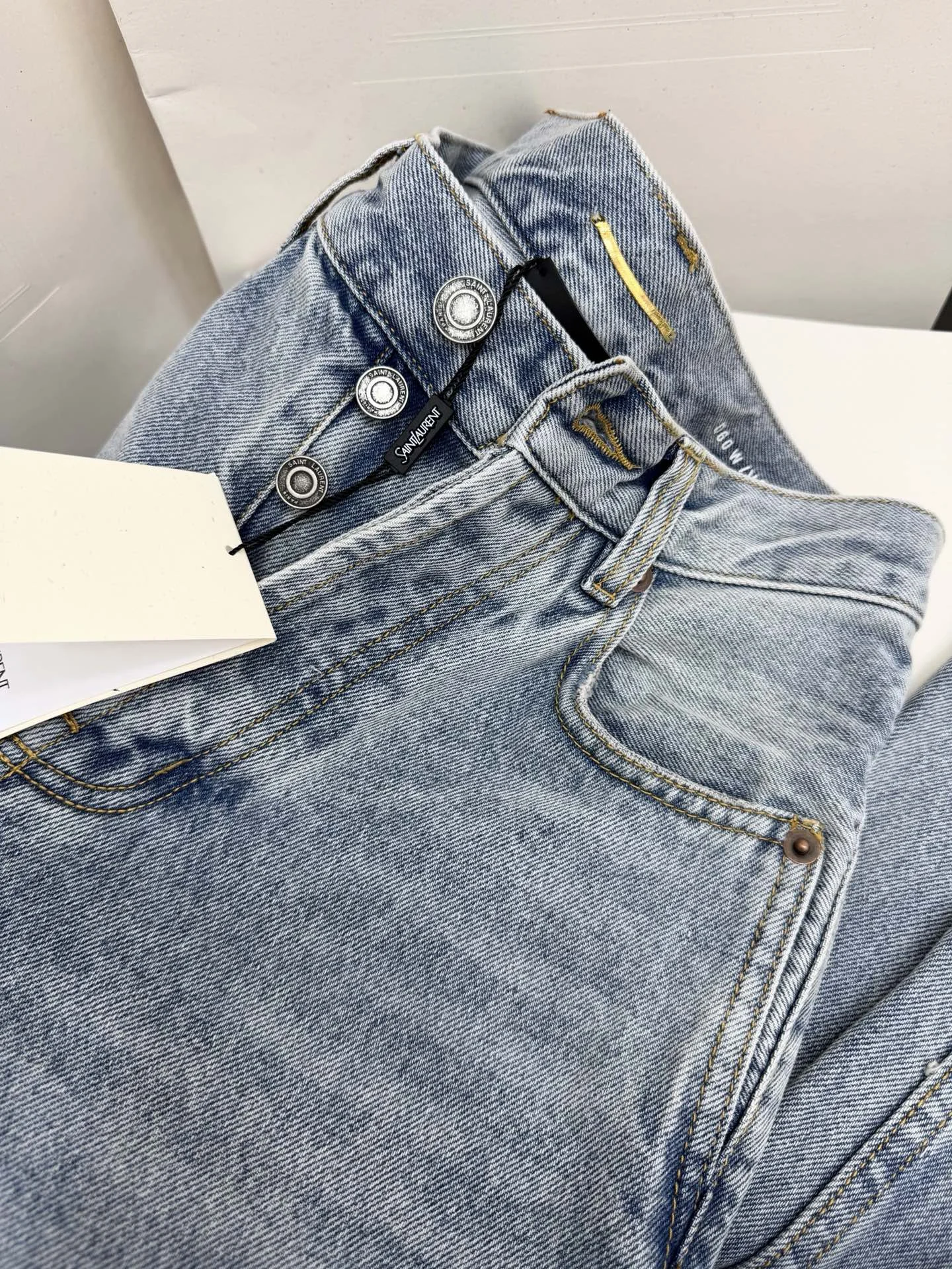 SAINT LAURENT Trousers Denim S-M-L C30202608041219 - Image 2