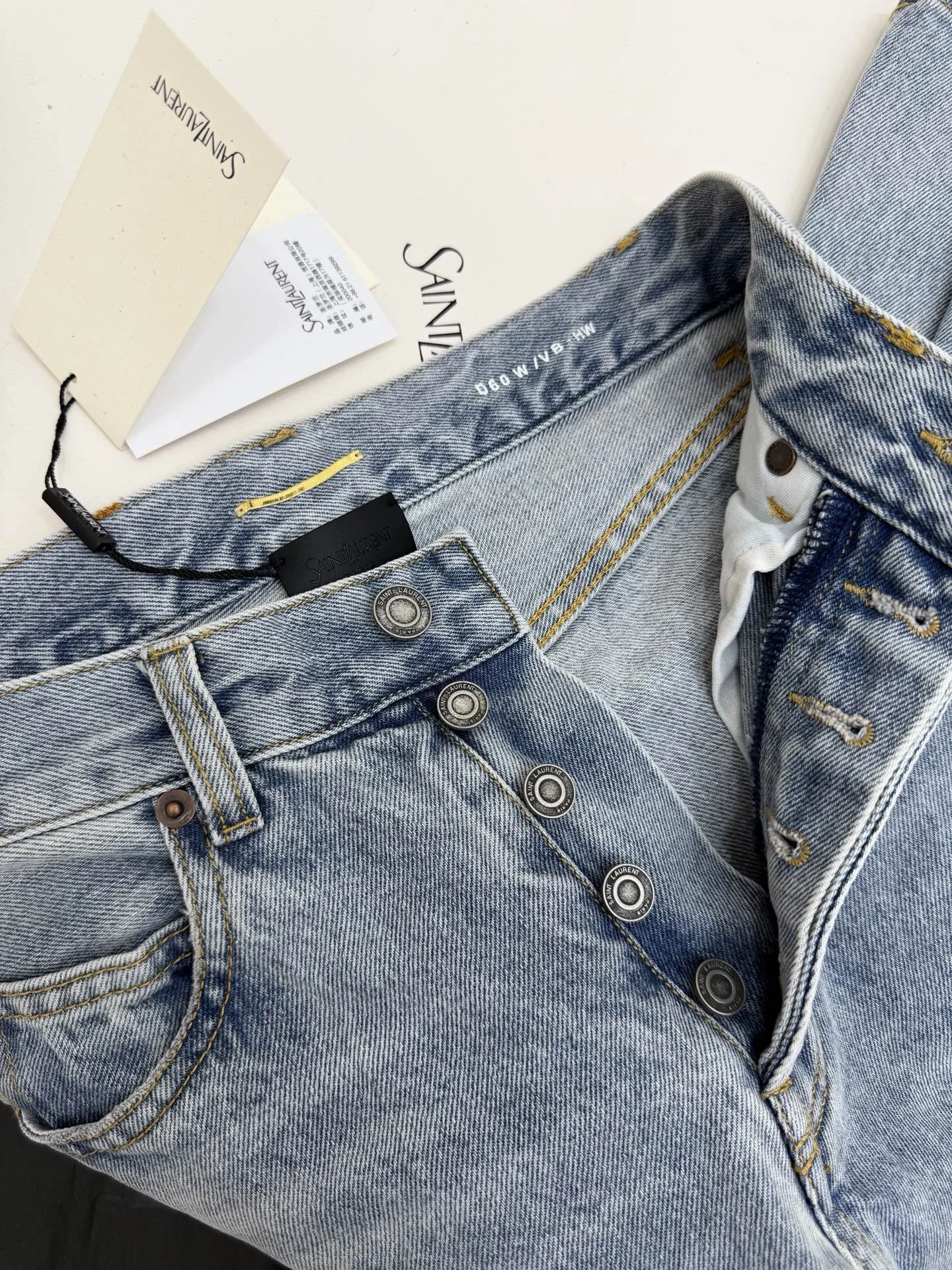 SAINT LAURENT Trousers Denim S-M-L C30202608041219 - Image 3