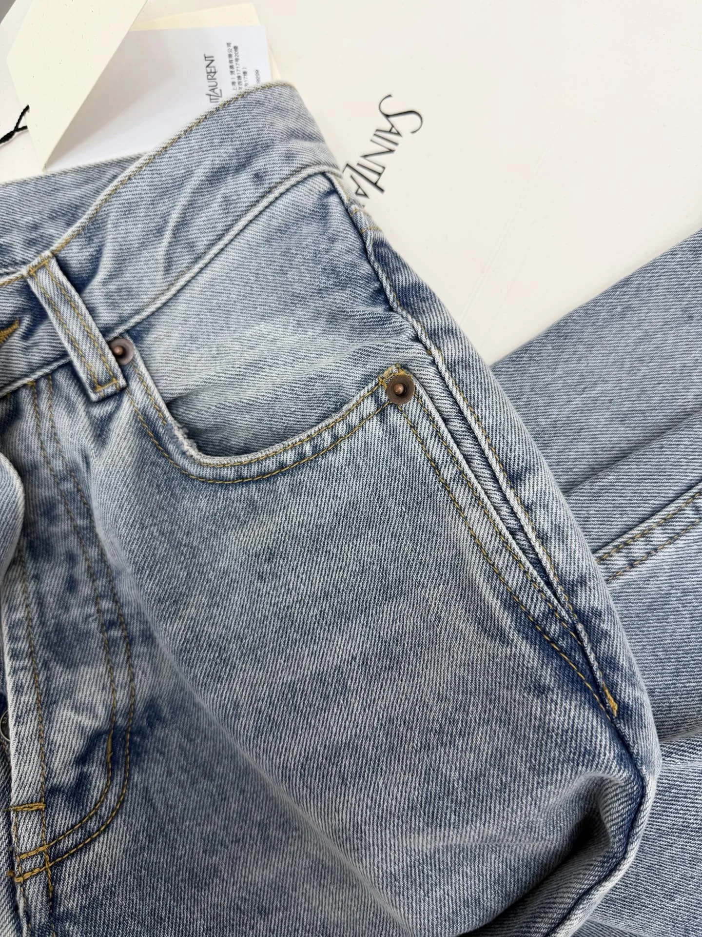 SAINT LAURENT Trousers Denim S-M-L C30202608041219 - Image 4
