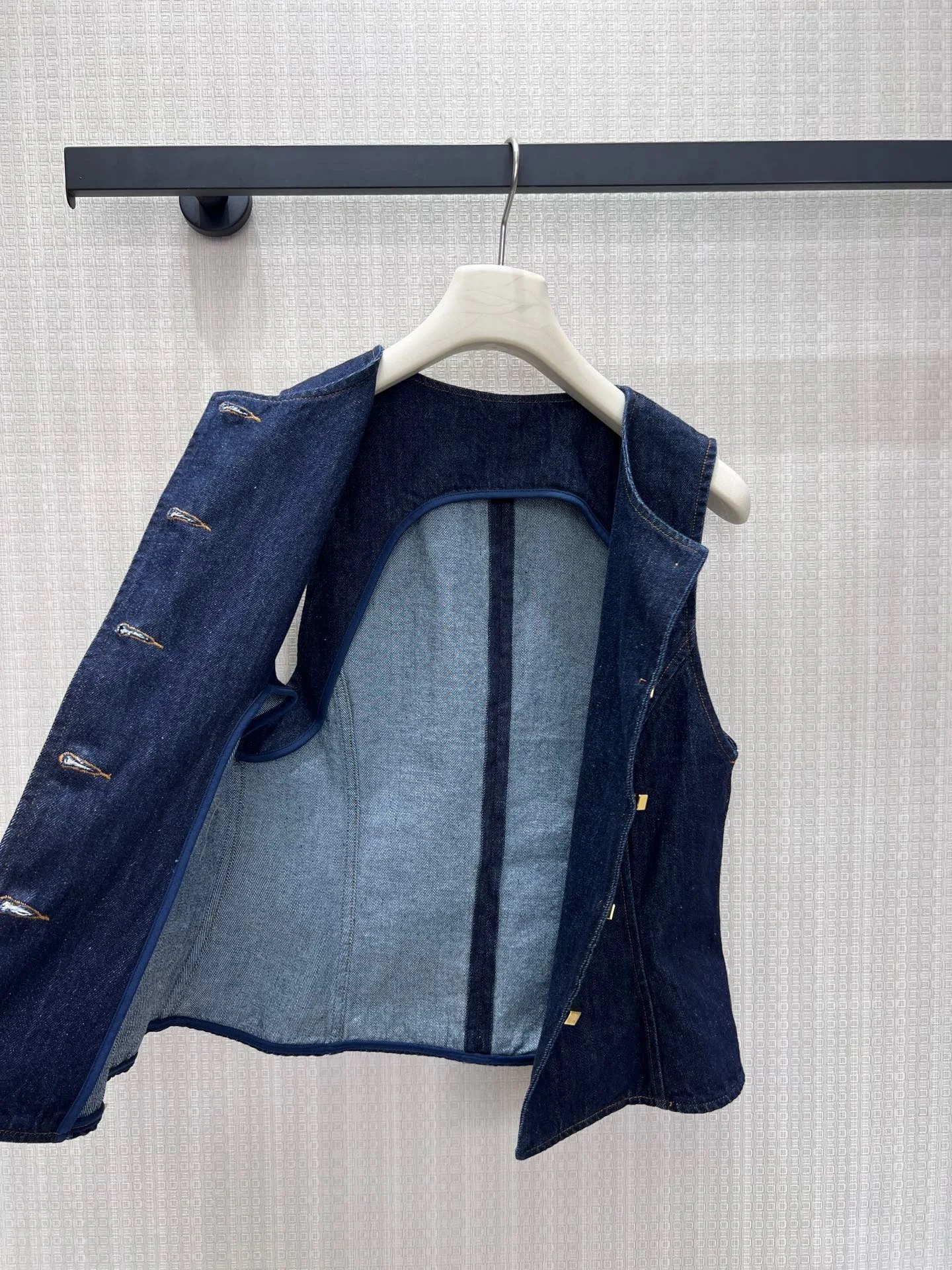 SAINT LAURENT Vests Denim 36-40 B75202608041574 - Image 2