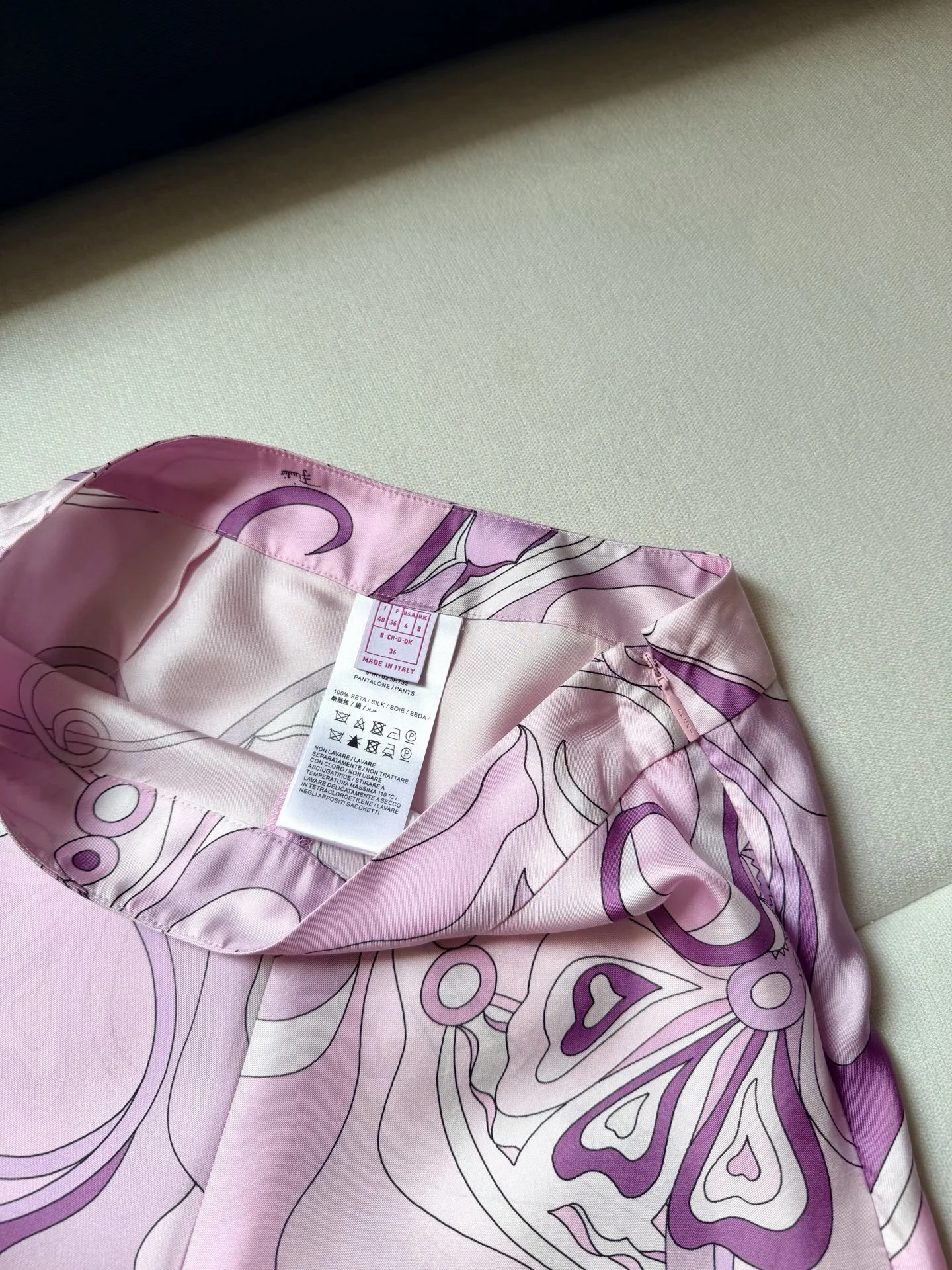 STELLA Trousers Silk Twill S M L XL E15202608041469 - Image 3
