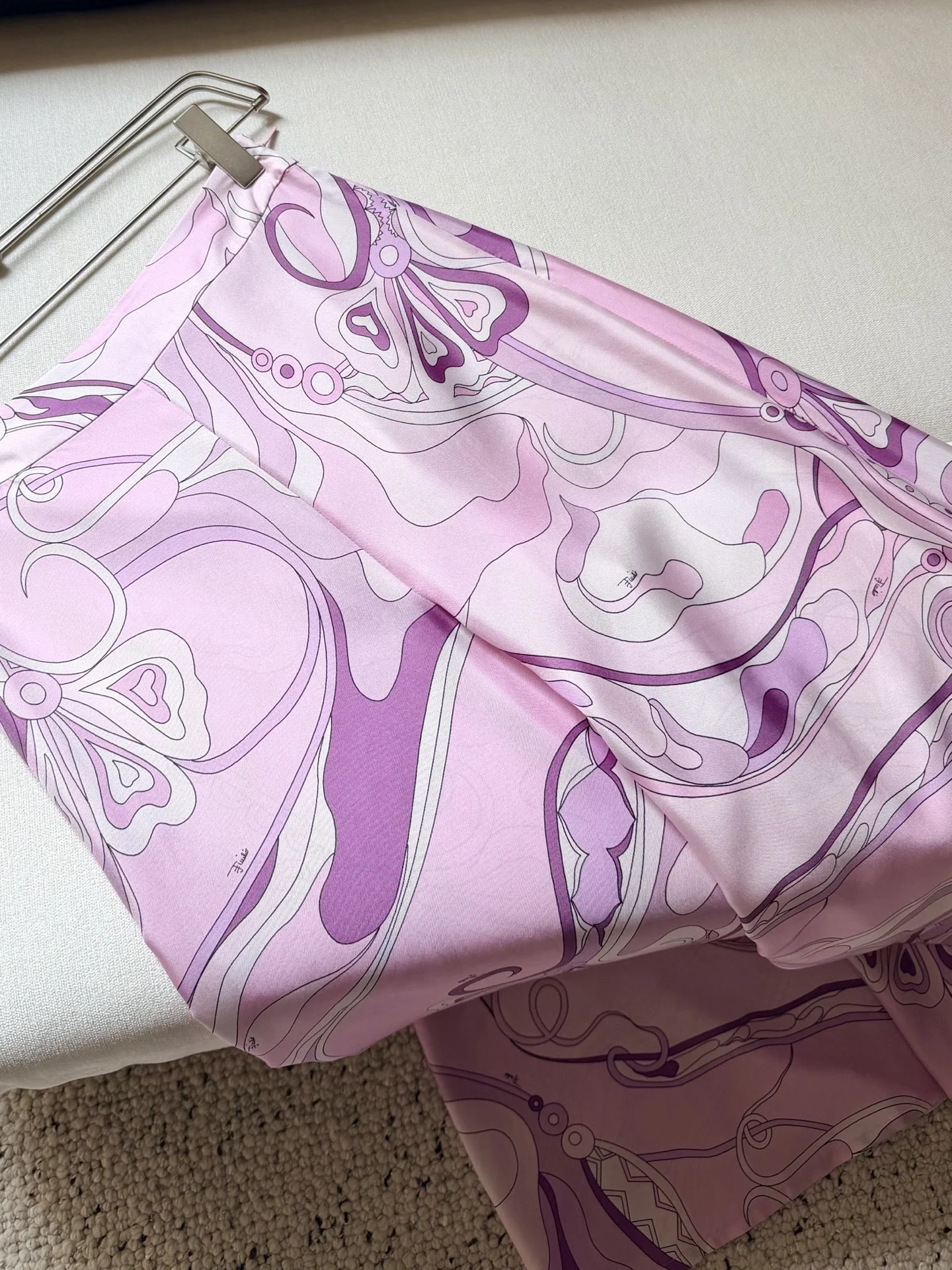 STELLA Trousers Silk Twill S M L XL E15202608041469 - Image 4