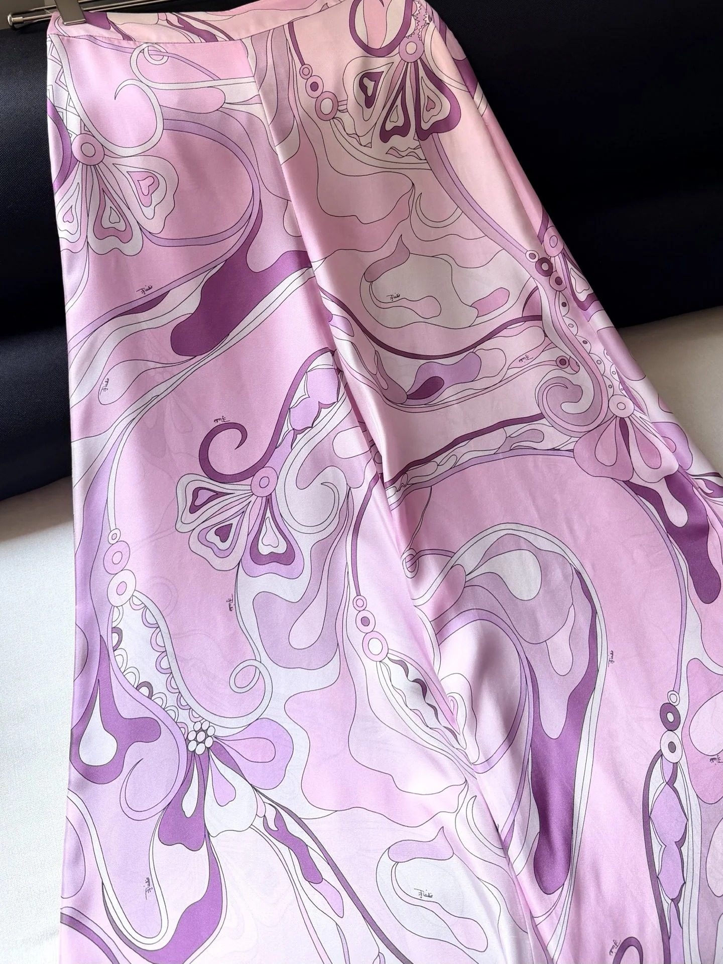 STELLA Trousers Silk Twill S M L XL E15202608041469 - Image 5