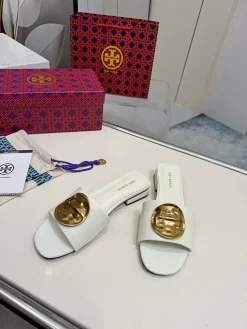 Alternative view of TORY BURCH Slides Leather Rubber EU36-42 A40202608033072