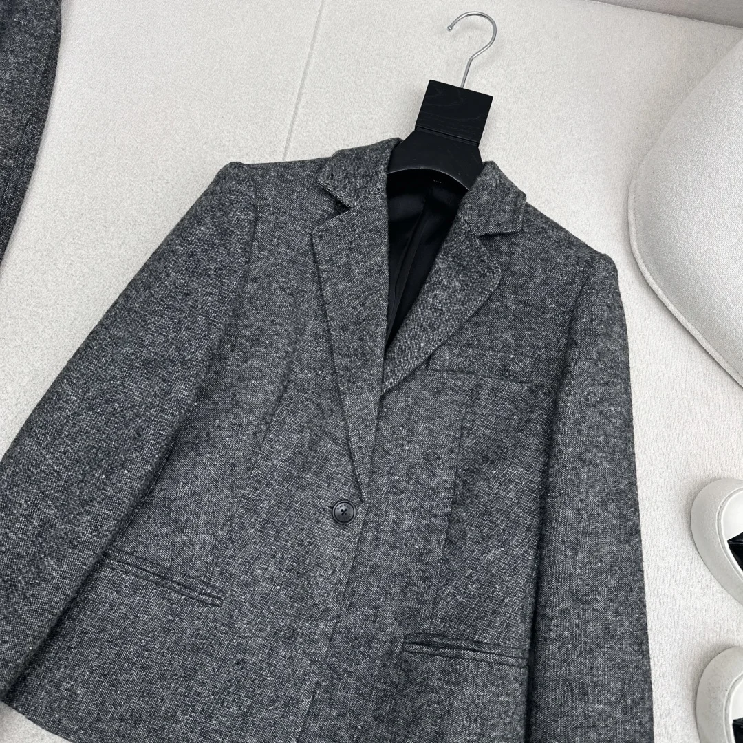 Uncategorized Coats Wool Blend S C15202608040691 - Image 2