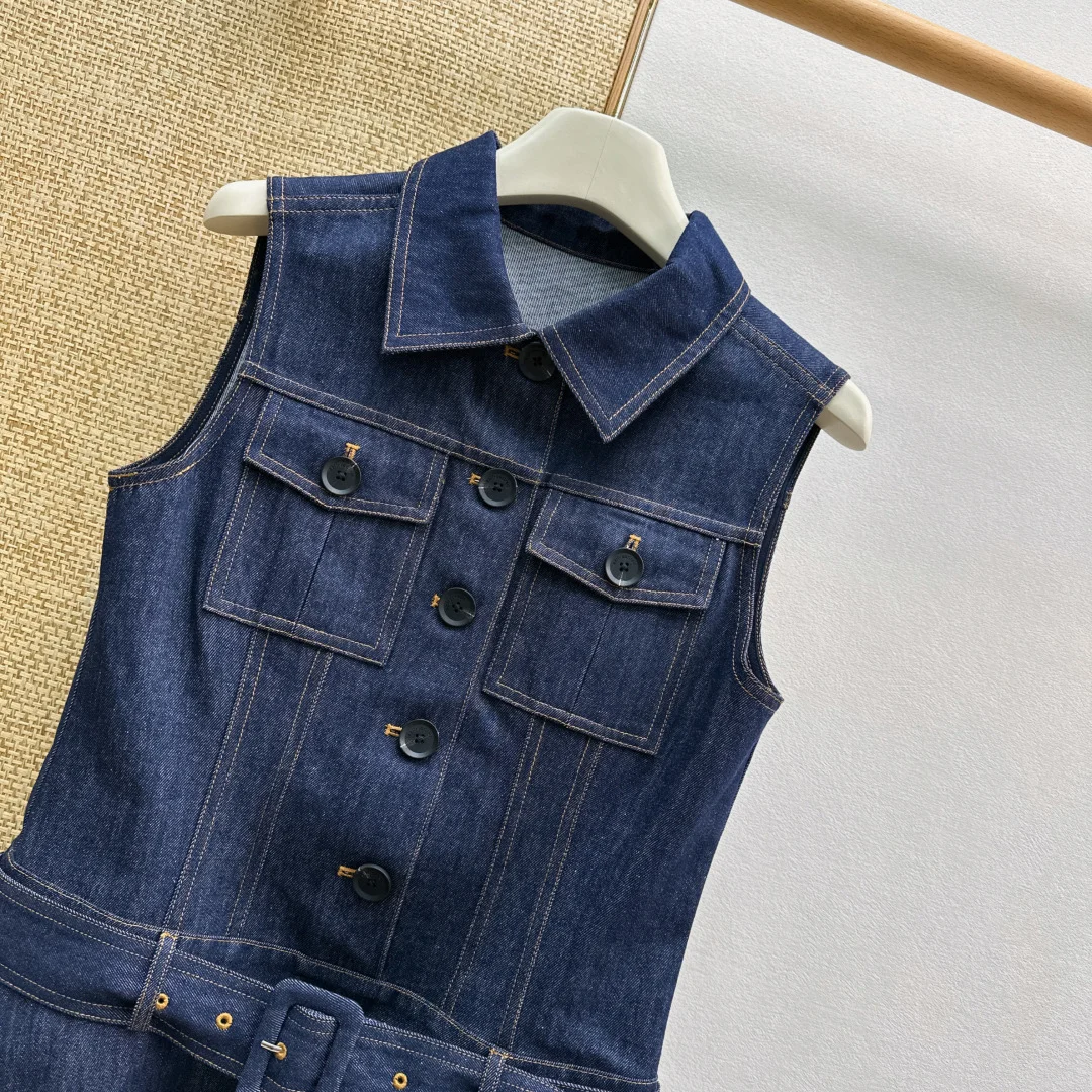 Uncategorized Dresses Denim Cotton S-M-L B95202608042365 - Image 3
